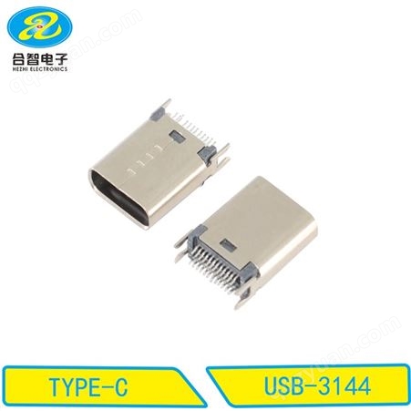 TYPE-C4脚插板母座双弹3.1USB插座防水USB插座USB插座USB连接器