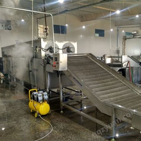 8米3层供应QQ豆干烘干线设备的  专业千叶豆腐QQ豆干生产设备