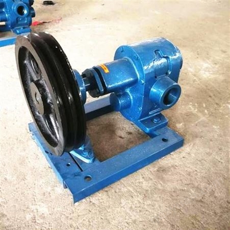 驰通厂家供应铸铁稠油泵皮带轮齿轮泵CB-7高粘度齿轮泵