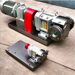 驰通现货销售LX3A型凸轮转子泵 食品流体转子泵三叶不锈钢转子泵食品泵