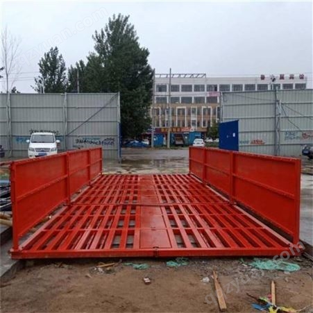 海南省工地大门120吨洗车平台 建筑工程车辆高压洗轮机