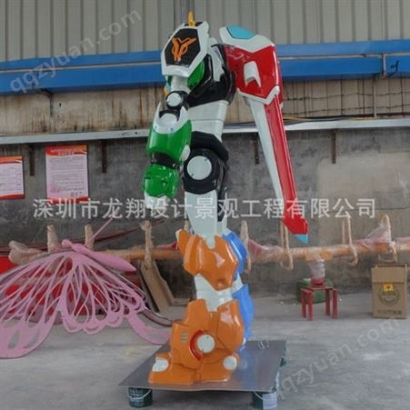 深圳  大型玻璃钢变形金刚模型商场影视基地擎天柱雕塑价格