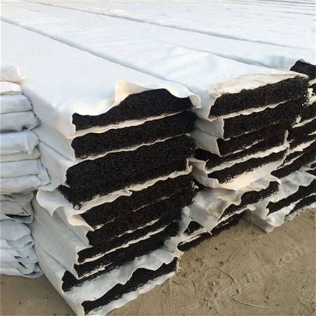 路达云桥 渗水片材生产厂家 2公分厚土工席垫 覆布渗水片材