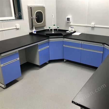 成都宜恒厂家加工定制实验室操作台 边台边柜 实验桌钢木工作台