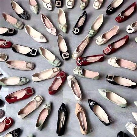 越南边贸新款一脚蹬软底时装女鞋平底鞋批发