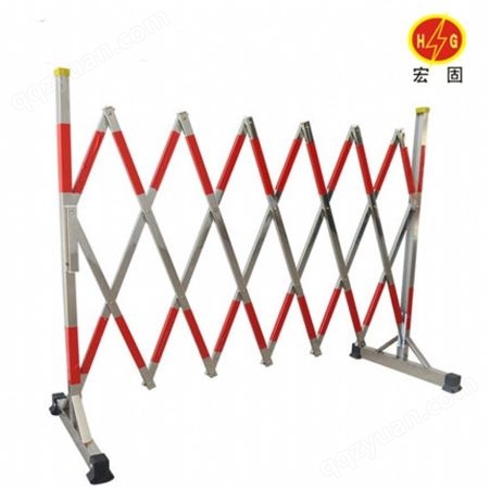 宏固电气不锈钢伸缩围栏 不锈钢片式围栏1.2米高 可定制伸缩围栏