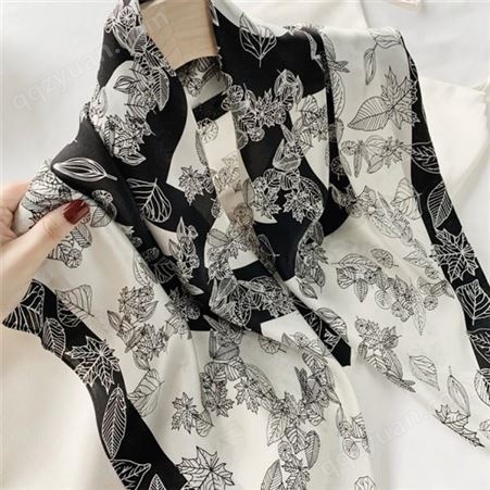 真丝丝巾 女韩版新款丝巾 量大从优 和林服饰