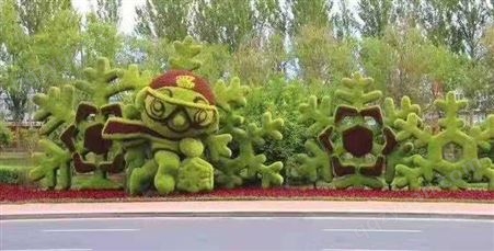 上海仿真绿雕定制 仿真动物绿雕