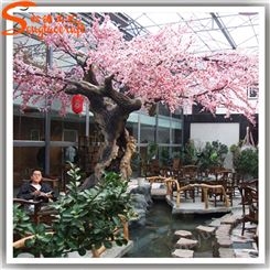 沈阳仿真树厂家 专卖桃花树的网站 酒店大型大型假树仿真桃花树订购