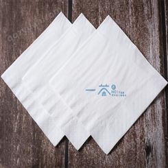 纸巾订制 定做餐巾纸  可印logo 博溪汇提供免费双层个性印花设计