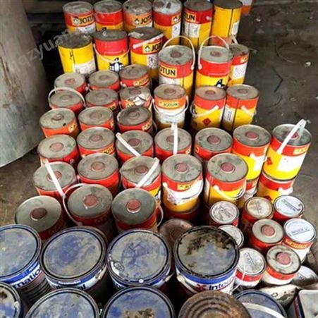 油漆回收 环氧油漆回收 大量回收油漆厂颜料 数量不限