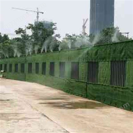 鹤峰围挡喷淋系统造雾除尘机器哪里卖武汉工地车间空气降尘环保设备大气污染改造配件