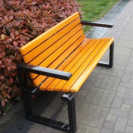 款式多种 公园休息排椅 金属腿室外长椅 广场庭院长条凳