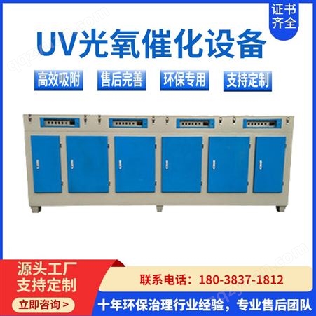 UV光催化废气处理成套设备 喷烤漆房等离子活性炭一体机
