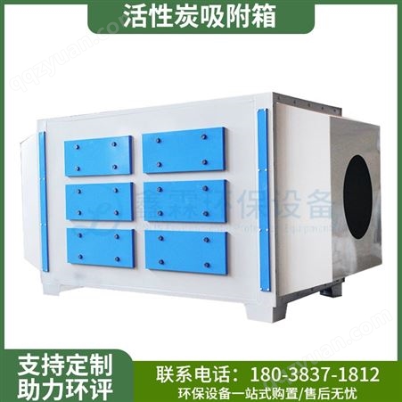 工厂环保设备 活性炭环保箱 不锈钢废气净化设备定制