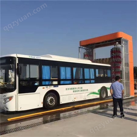 上海佰锐大巴三刷公交车旅游客车洗车机电脑洗车设备大型车洗车设备带智能风干设备