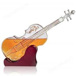 小提琴造型酒瓶     空心吉他酒瓶   玻璃酒瓶   玻璃泡酒器