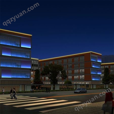 长城学校--五尧分校项目夜景照明工程设计方案