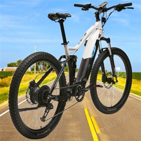 1中置折叠电动自行车定制中置山地电动自行车 雪地中置电动自行车