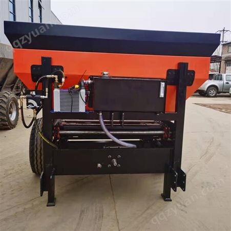 拖拉机悬挂式大容量农家肥抛撒机 发酵粪撒粪设备 扬粪机