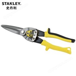 史丹利工具长直头航空剪11寸铁皮丝网工具剪刀不锈钢板白铁14-566-22  STANLEY工具