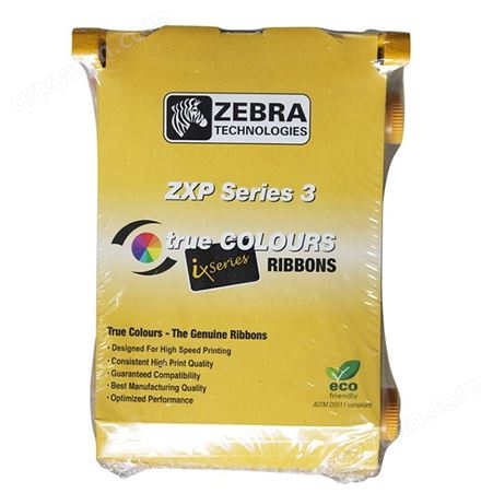 ZEBRA斑马ZXP Series 3C专用彩色色带ZXP3C证卡打印机800033-340CN 280张/卷