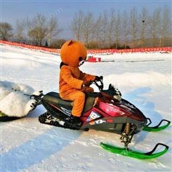 戏雪设备厂家 JYMT1-88  雪地摩托 雪橇摩托车 履带式摩托车