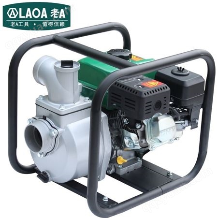 老A（LAOA）汽油抽水泵 农用 灌溉排水泵 自吸消防污水泵4英寸 LA131904