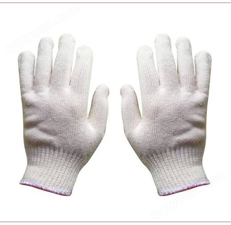尼龙加棉内外加丝棉线手套双层手套耐磨 劳保用品批发