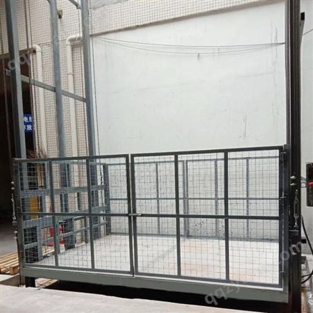 厂家定制 创硕 电动液压式升降平台 室内外升降液压货梯 电动升降货梯