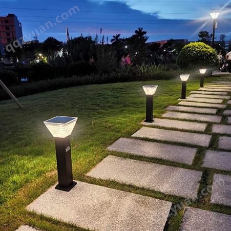 水晶亚克力太阳能草坪灯 现货供应 小区 公园 别墅庭院  LED草坪灯 厂家直供
