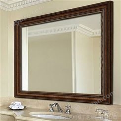 弘艺相框 定制欧美复古浴室镜子酒店洗手台卫生间浴室挂镜 半身镜子