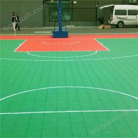 磊拓体育幼儿园室外悬浮地板 篮球场防滑悬浮式拼装地板 户外运动塑料地板厂家供应