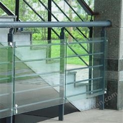夹胶玻璃 双层超白钢化玻璃 阳台玻璃厂家定制 人行通道雨棚夹胶玻璃