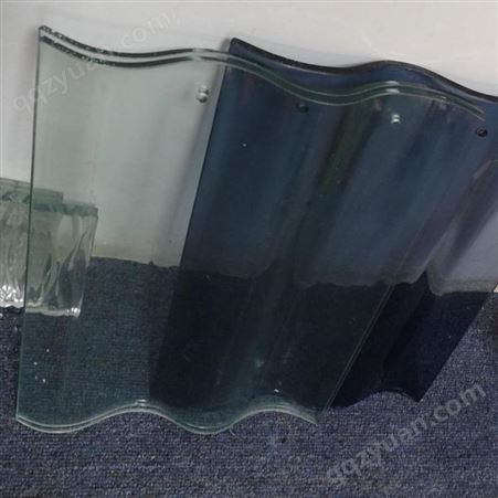 玻璃瓦钢化玻璃 广东格美特采光顶棚屋顶玻璃定制加工 异形S形玻璃定做 透明防水安全玻璃批发