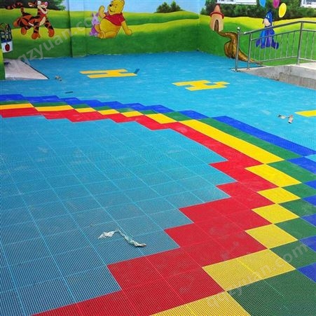 室外悬浮地板-幼儿园悬浮地板报价-弹性悬浮地板-悬浮拼接地板厂家 德力盛 C0060