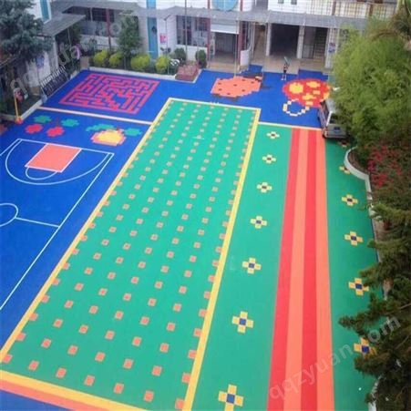 磊拓体育篮球场 拼装地板 幼儿园悬浮地板 悬浮地板厂家发货 pp地板