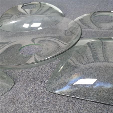 烟罩玻璃 异型钢化 方形玻璃 小号圆形玻璃 烤肉店玻璃罩