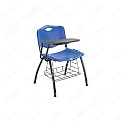 现货供应塑钢培训椅 学习椅带写字板带书网 办公会议培训室专用椅批发价格供应