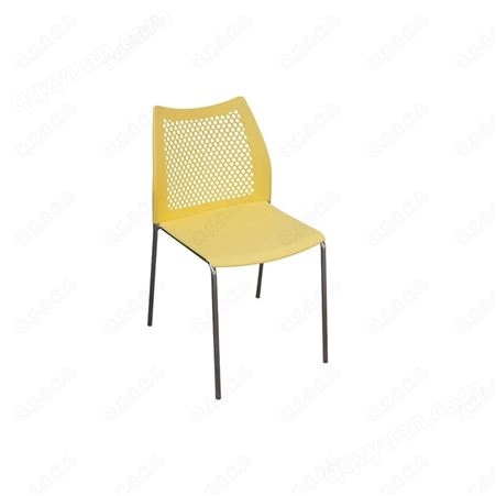 塑料培训办公椅，广东鸿美佳厂家批发供应PP塑料座椅可叠放办公椅